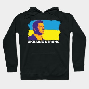 zelensky ukrainr strong Hoodie